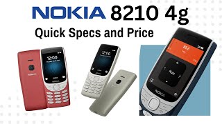 Nokia 8210 4g  Quick Specs and Price  2022 Philippines [upl. by Hooke]