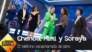 Mimi Chenoa y Soraya Arnelas juegan al teléfono escacharrado de Carlos Latre  El Hormiguero 30 [upl. by Adnohsad487]