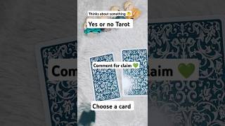 Thinks about something 🤔  Yes no reading Chimkandi tarot yesnoreading [upl. by Yerfoeg]