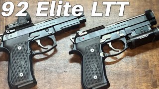 Beretta 92 Elite LTT and Elite LTT RDO side by side unboxing [upl. by Lefkowitz]