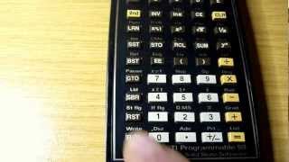 TI59 testen amp programmieren Texas Instruments Taschenrechner [upl. by Shaffert]