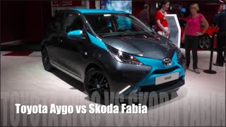 Toyota Aygo 2015 vs Skoda Fabia 2015 [upl. by Farica]