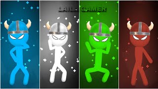 STICKMAN WITH HORNS 😈 PLAYING STICKMAN PARTY GAMEPLAY VIDEO [upl. by Pul]