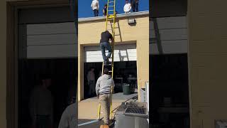 Students learn ladder safety Part 2 [upl. by Nirred]