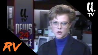 CKVU 1992  Parker Lewis Cant Lose credits and UTV News Break clip [upl. by Osnola]