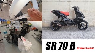 APRILIA SR R STORY  70CC TUNING STORY [upl. by Sivehc]