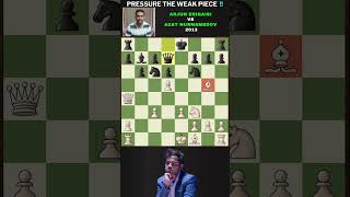 Attack the weak piece chess chessvaasam shorts [upl. by Tega]