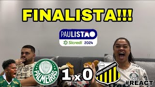 REACT REAÇÕES PALMEIRAS x NOVORIZONTINO [upl. by Atiner181]