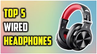 ✅Top 5 Best Wired Headphones On Aliexpress  Durable wired headphones for the everyday listener [upl. by Lleroj625]