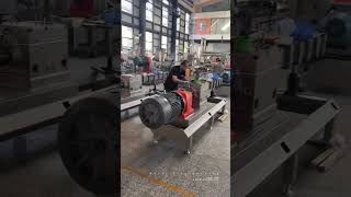 Assembly of twinscrew puffing machine foodmachine machine foodprocessingequipment factory food [upl. by Dnyletak]