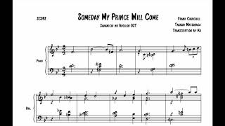 Someday My Prince Will Come  Takashi Matsunaga piano solo Transcription Jazz piano tutorial [upl. by Salis]