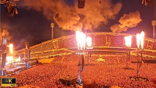 Rammstein  Du Hast Pyro Show Live Gothenburg Sweden  July 30 2022 4K 2160p [upl. by Eicats]