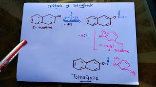 Synthesis of Tolnaftate [upl. by Berhley]