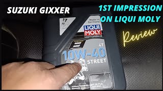 Liqui Moly 10w40 STREET Review  First Impression [upl. by Eelana399]