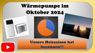 Daikin Altherma Verbrauch im Oktober [upl. by Dlorad]