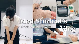 Eng醫學生vlog  番外！48hrs ACLS檢定高級心臟救命術 要不要電⚡️  Taiwan medical student vlog [upl. by Noit]