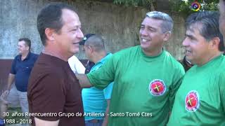 Reencuentro de ex soldados del Grupo de Artillería 12 en Santo Tomé [upl. by Auqcinahs]