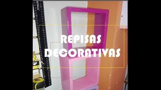 COMO HACER REPISAS DECORATIVAS [upl. by Leima]