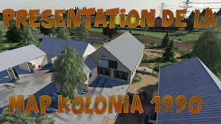 FS19  Présentation de la Map Kolonia 1990 [upl. by Adahsar]