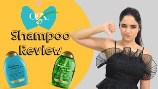 Ep01 OGX Shampoo Review Argan oil of Morocco shampoo and Bamboo FibreFull Shampoo  Haircare [upl. by Chirlin]