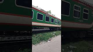 Bangladeshi train crossing  BD Train [upl. by Nets720]