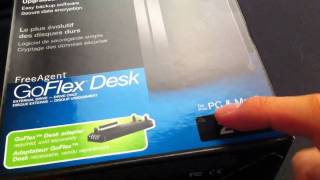 Seagate GoFlex Desk 2TB Unboxing USB 30FW800 [upl. by Airam]