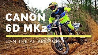 Canon 6D Mk2  PRO MotoCross Photographer Questions if AF Can Keep UP [upl. by Ekram]