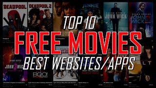 Top 10 Best FREE MOVIE WEBSITES to Watch Online [upl. by Lind]