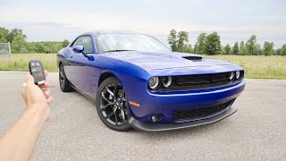 2022 Dodge Challenger RT Black Top Manual Start Up Exhaust POV Test Drive and Review [upl. by Ipoillak634]