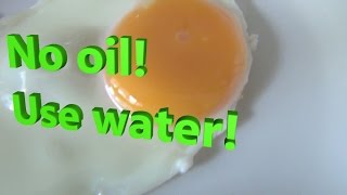 如何用水煎蛋 How to Fry Egg with WATER [upl. by Yerffe945]