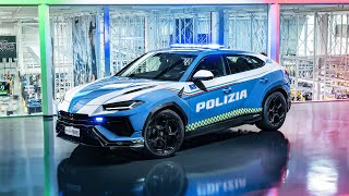 Urus Performante enters into service with the Italian State Police [upl. by Agathy]