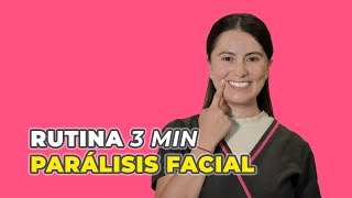 Rutina para aliviar Parálisis Facial de Bell  3 minutos [upl. by Mobley]