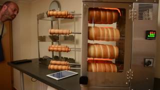 Kurtoskalacs  Chimney cake  Trdelnik  Baking with electric oven [upl. by Ssitruc143]