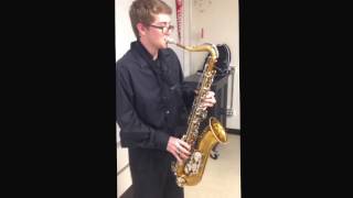 Playing a sax with trombone mouthpiece [upl. by Nowed]