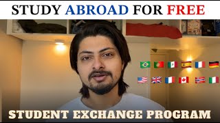 STUDY ABROAD FOR FREE  SEMESTER EXCHANGE PROGRAM  FREE FOREIGN INTERNSHIP [upl. by Elrebmik]