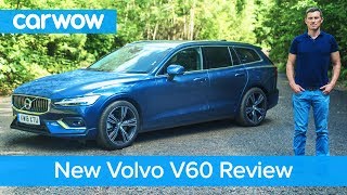 Volvo V60 2019 indepth review  carwow [upl. by Nyla202]