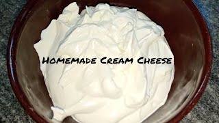 Cream Cheese Recipe in English  How To Make Cream Cheese At Home [upl. by Glarum]