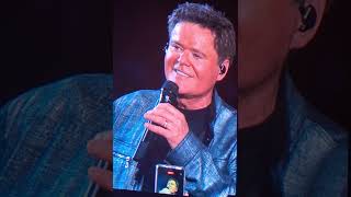 Donny Osmond Sings White Christmas December 9 2023  Birmingham donnyosmond musicvideo uktour [upl. by Lleoj]