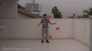 4 diabolo low  24 seconds by Ofek Shilton is it the world record [upl. by Enirehtak]