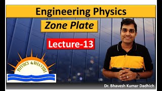 Zone Plate  Similarities amp Dissimilarity with Convex Lens  Diffraction  BTech amp BSc Physics [upl. by Allyn]