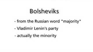 What were the Bolsheviks and the Mensheviks [upl. by Dasi489]