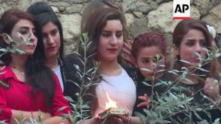 Iraqi Yazidis celebrate religions new year [upl. by Dorothea]