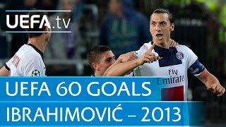 Zlatan Ibrahimović v Anderlecht 2013 60 Great UEFA Goals [upl. by Nasas]