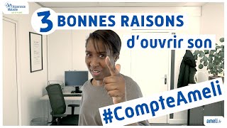 3 bonnes raisons douvrir son compte ameli [upl. by Llesirg]