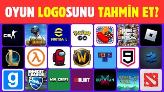 OYUN LOGOSUNU TAHMİN ET 🎮🤔 Oyun Logo Bulmaca Zor Sorular  Oyun Logo Quiz 50 Logo [upl. by Ahsino990]