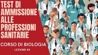 3 BIOLOGIA PER IL TEST DI AMMISSIONE PROFESSIONI SANITARIE  MITOSI E MEIOSI  LEZIONE [upl. by Erdnassac]