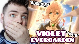 ONE OF THE GREATEST ANIME  Violet Evergarden Openings 12  New Anime Fan  REACTION [upl. by Aleen473]