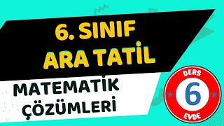 6 SINIF NİSAN ARA TATİL ÇÖZÜMLERİ [upl. by Llerehs]