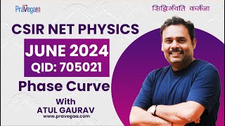 CSIR NET June 2024 Physics QID 705021 classical mechanics  Phase Curve Atul csirnetphysics [upl. by Auod]