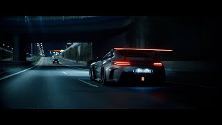 Cyberpunk  Mercedes AMG GTS Widebody from the future  AMG GT3  Carbonerre Project  4K [upl. by Effie]